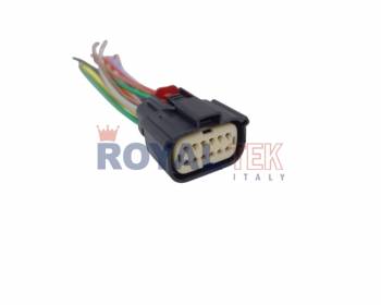 FICHA DE CONEXION ROYALTEK 12 VIAS (DOCE) OPTICA CHEVROLET CRUZE LTZ (LED) - VENTA EN PAQUETES DE 5 UNIDADES ---
